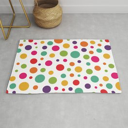 Jolly Colorful Dots Rug