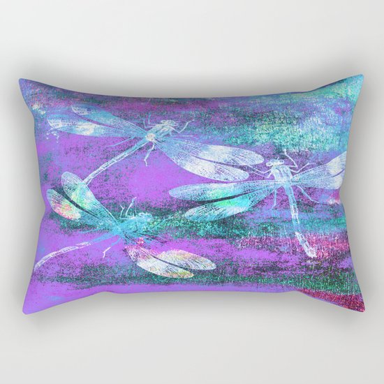 Mauritius Dragonflies WW Rectangular Pillow