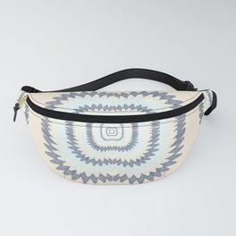 Electric Blue Pattern Fanny Pack