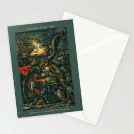 “Fortune favours the bold.” – Virgil (US version is "favor", GB version is "favour") Stationery Cards