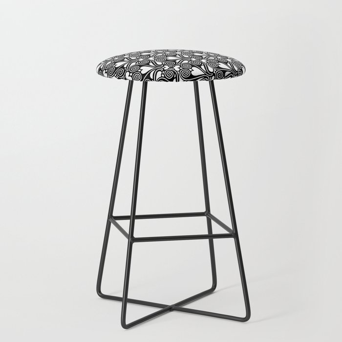 Black and White Collection VI Bar Stool
