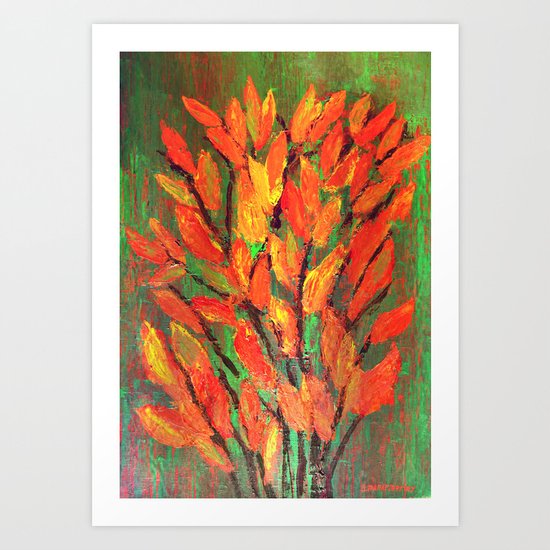 Autumn Leaves 3 Art Print