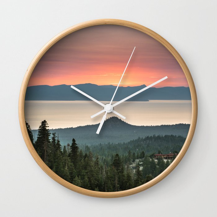 Lake View Wall Clock