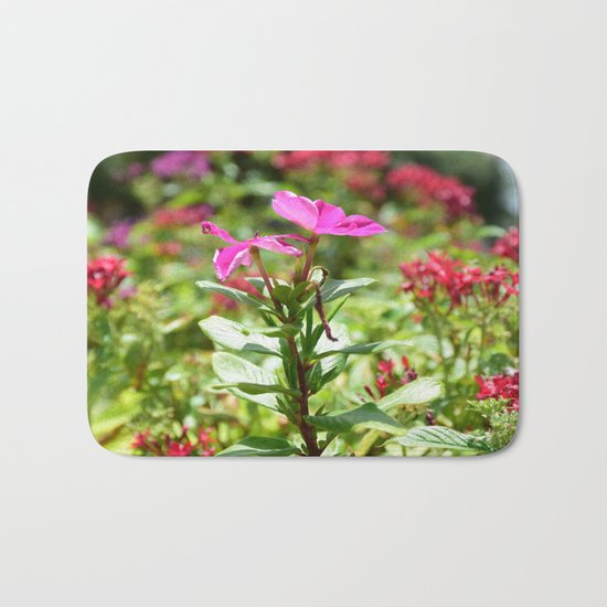 Summer Flowers Bath Mat