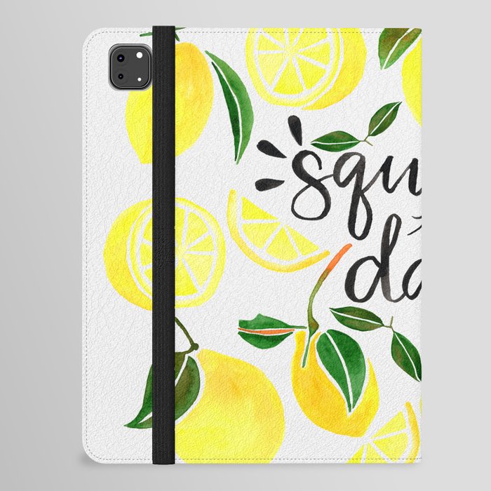 Squeeze the Day (Lemons) iPad Folio Case
