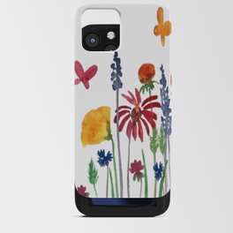 Butterfly Natures Field iPhone Card Case