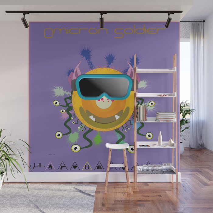 Omicron Soldier NFT 106 Wall Mural