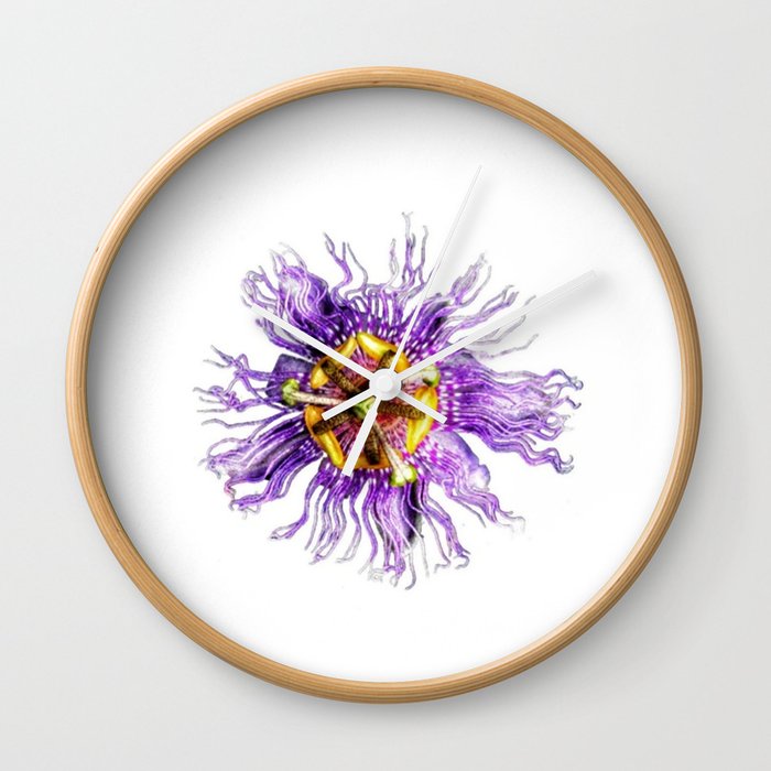 Passiflora incarnata Wall Clock