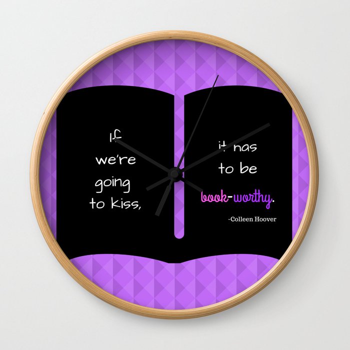 November 9 by Colleen Hoover Wall Clock