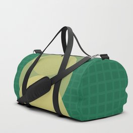 Grid retro color shapes 3 Duffle Bag