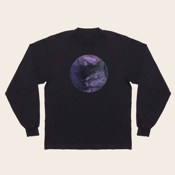 The Purple Planet Long Sleeve T Shirt by Tegan Society6