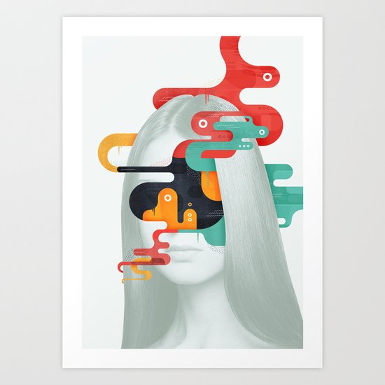 Burn to shine Art Print