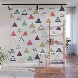 Lovely Triangles  Wall Mural