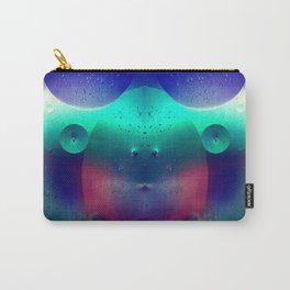 Vibrant Symmetry Oil Droplets Carry-All Pouch