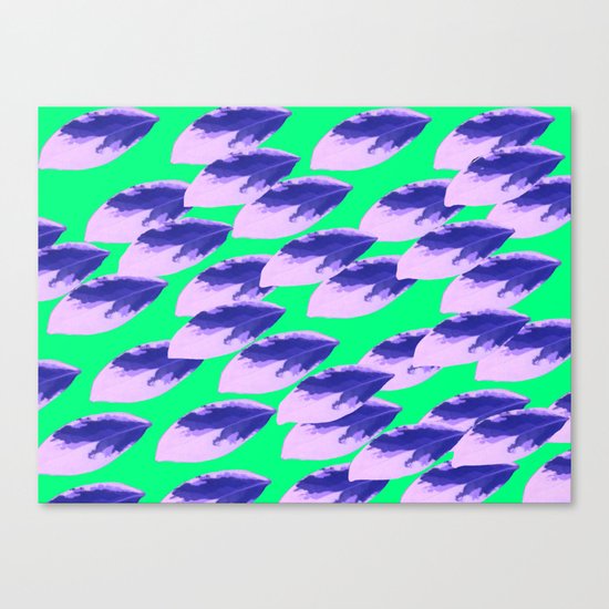 The Limeade Leaves Canvas Print