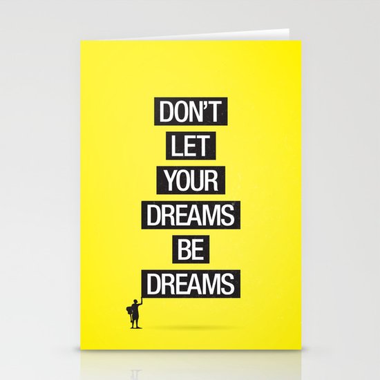 Dreams Be Dreams Stationery Cards
