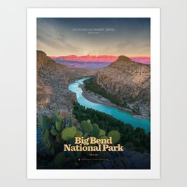 Big Bend National Park Art Print