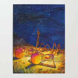 Stargazers Landscape Poster