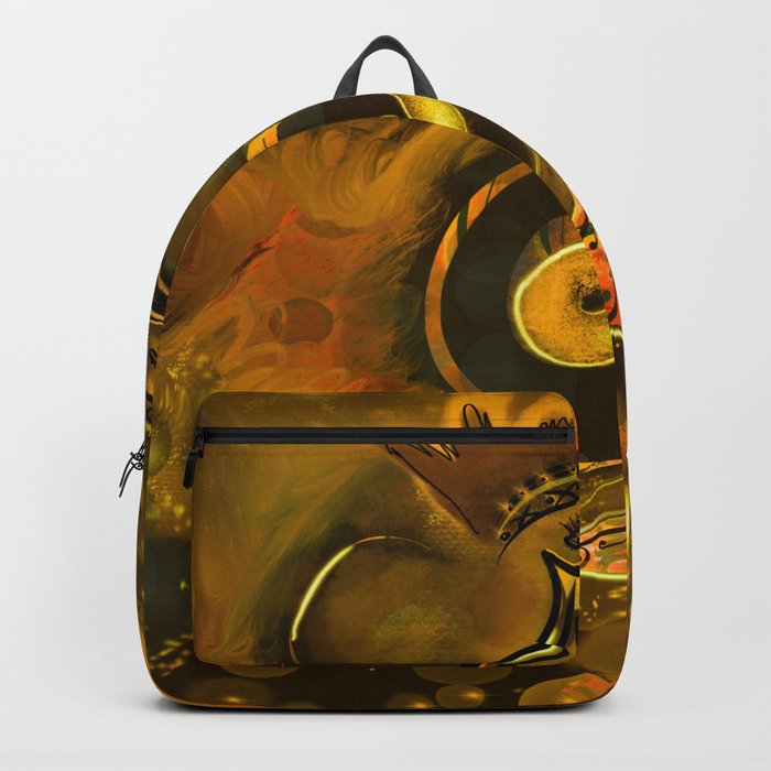 Abstract painting Backpack