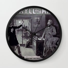 Dr. Jekyll and Mr. Hyde Wall Clock