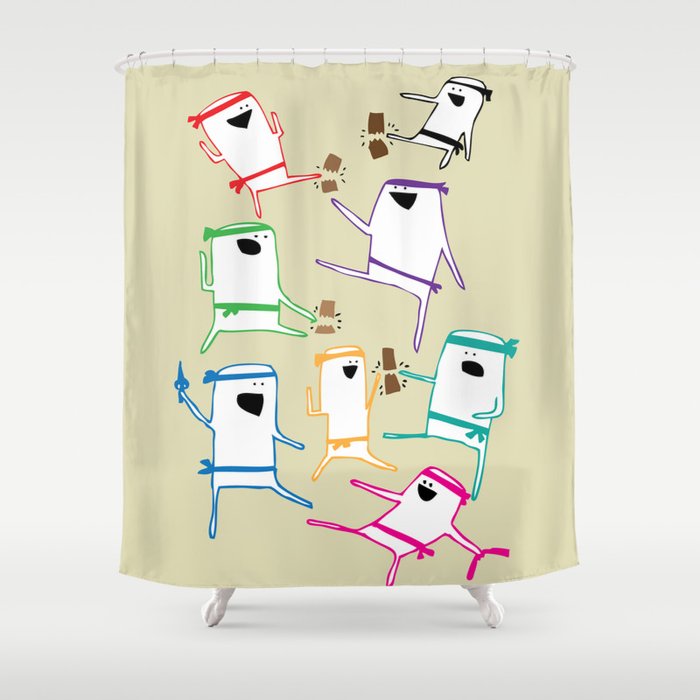 Karate Shower Curtain
