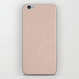 Abstract Pink Circular Shapes iPhone Skin