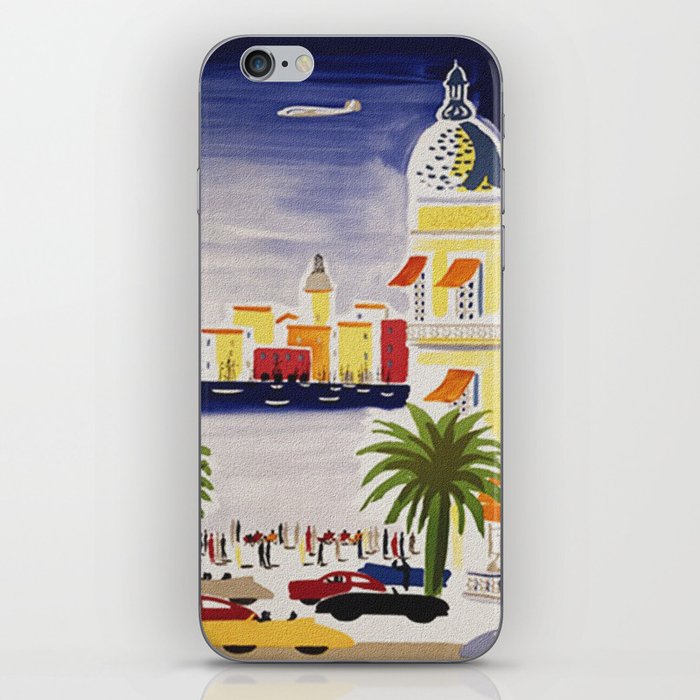 The French Riviera - Vintage Travel iPhone Skin
