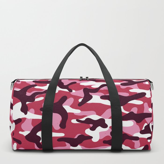 Pink Squad Camouflage Duffle Bag by rafaelbranco | Society6