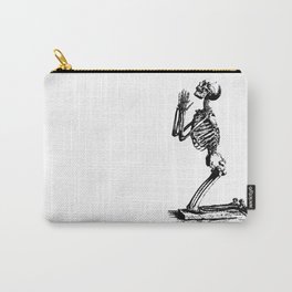 Forgive Me God Skull Carry-All Pouch