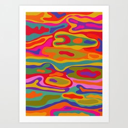 Colorful Pattern #1 Art Print