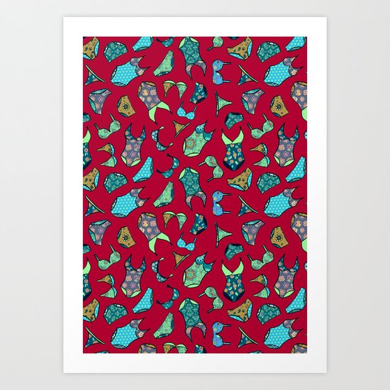UNDERWEAR LOVE: Little Luxuries Art Print