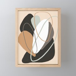 Abstract Stuff in the hat Framed Mini Art Print