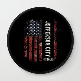 Jefferson City Missouri Wall Clock