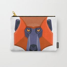 Baboon Head Flat Icon Carry-All Pouch | Sign, Baboon, Identity, Symbol, Primate, Mascot, Brand, Sporting, Character, Monkey 