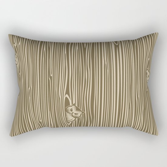 Against the Grain Rectangular Pillow