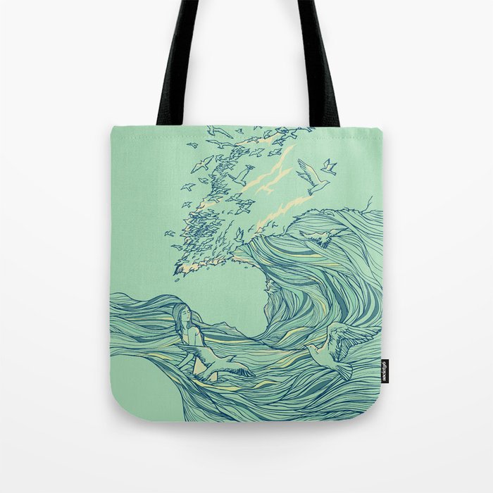 Ocean Breath Tote Bag