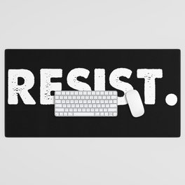 Resist. Desk Mat