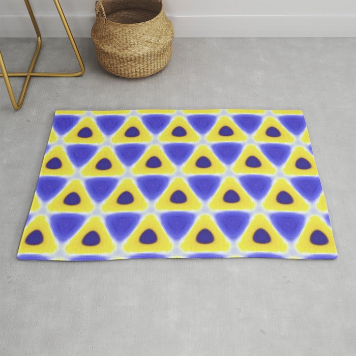 A sea of Triangles Rug