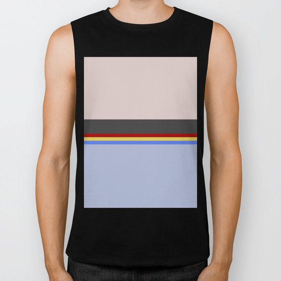 Wesley Crush er - Minimalist Star Trek TNG The Next Generation - 1701 D - startrek - Trektangles Biker Tank