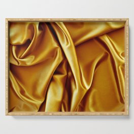 Gold velvet texture Serving Tray