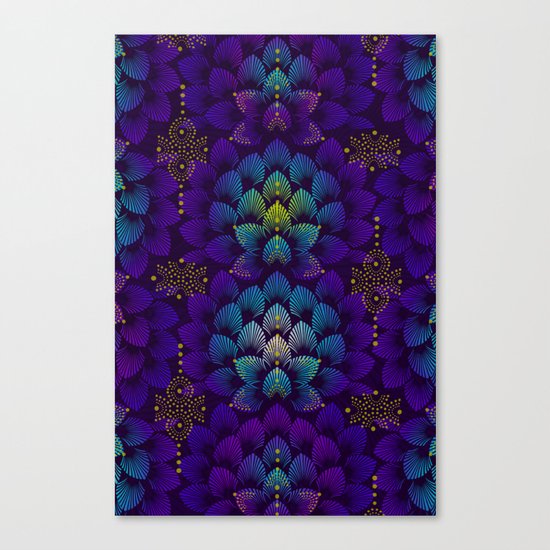 Variations on A Feather IV - Stars Aligned Canvas Print