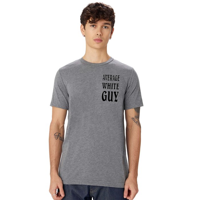 average white guy T Shirt by quality products