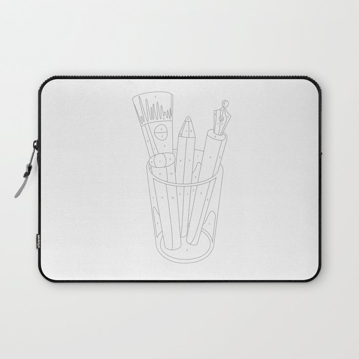 Paint by Numbers Laptop Sleeve