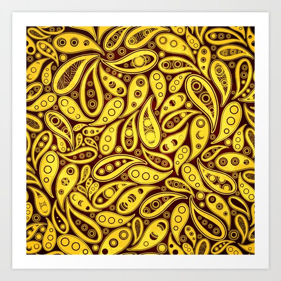Seamless pattern Art Print