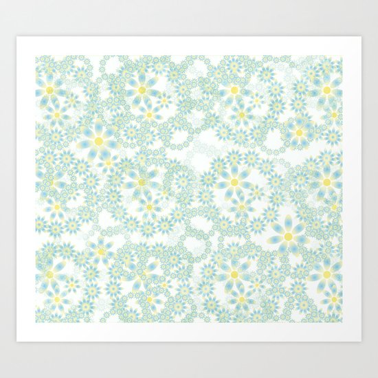 Little flowers Art Print