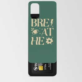 Breathe green Android Card Case