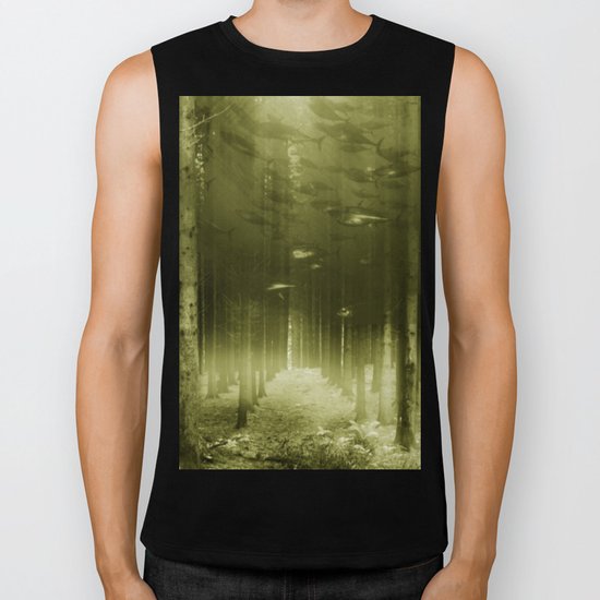 forest-fish Biker Tank