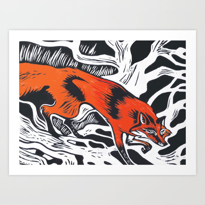 The Fox Art Print