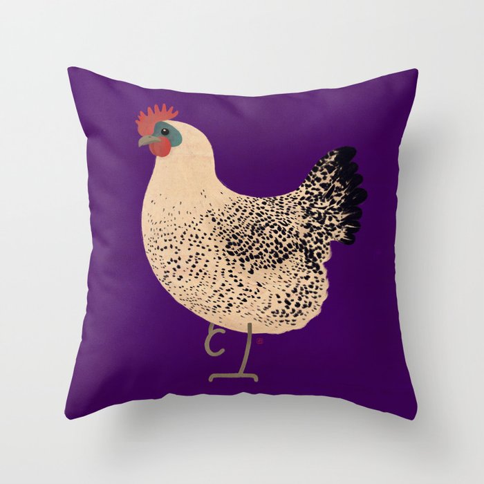 bird motif #42 Throw Pillow