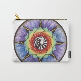 The Observer Carry-All Pouch | Expressionism, Energy, Presence, Witness, Watercolor, Chakracolours, Peddles, Illustration, Flow, Painting 